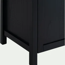 Colonne De Salle De Bain*alinea Colonne de salle de bain en bois de cèdre - H171cm Noir