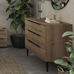 Commode & Chiffonnier*alinea Commode 6 tiroirs en bois - Bois clair