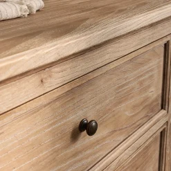 Commode & Chiffonnier*alinea Commode 6 tiroirs en bois d'orme et de pin - Bois clair