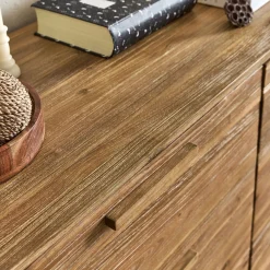 Commode & Chiffonnier*alinea Commode 6 tiroirs en bois d'acacia massif - Bois clair