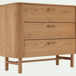 Commode & Chiffonnier*alinea Commode 3 tiroirs en bois - Bois clair