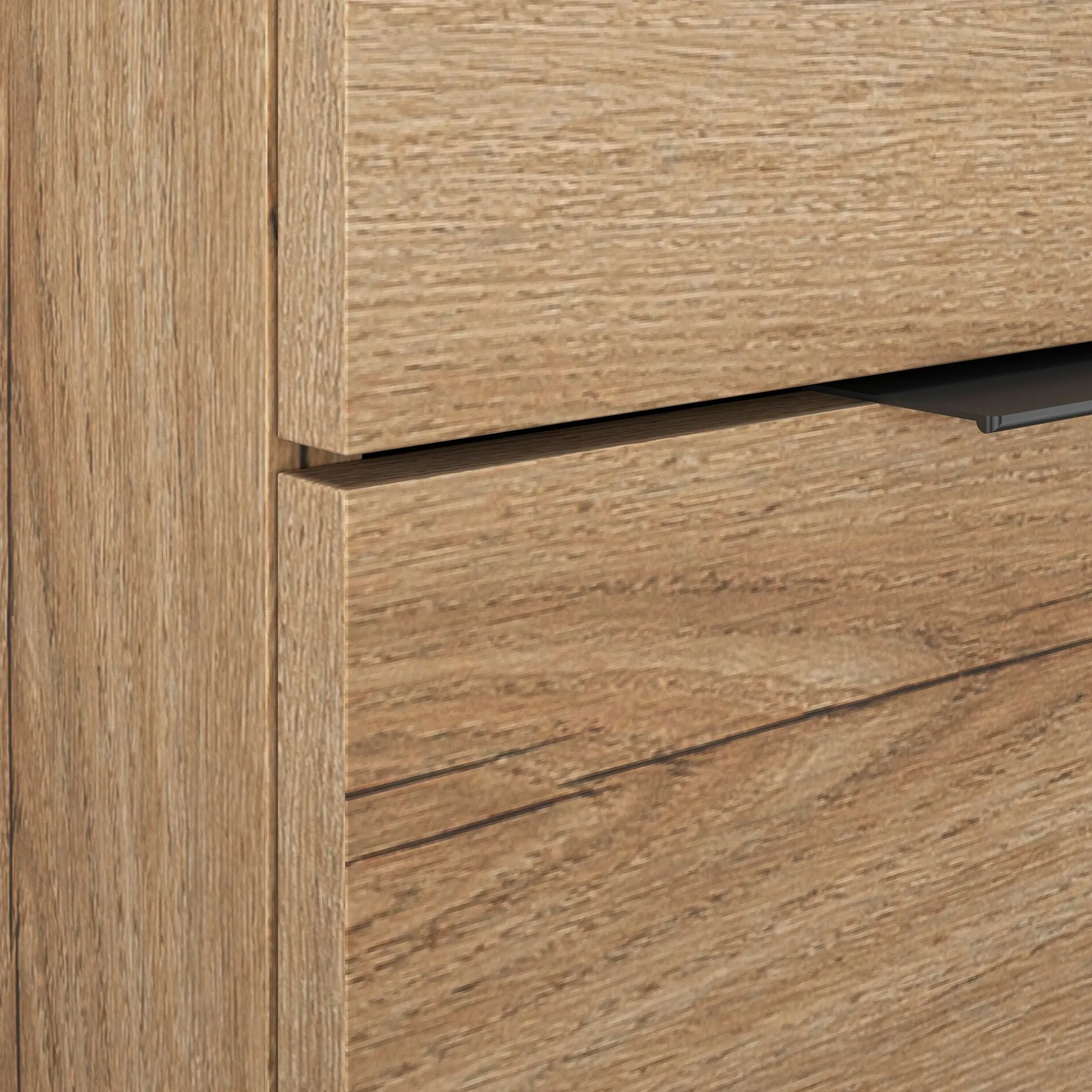 Commode & Chiffonnier*alinea Commode 3 tiroirs en bois - Bois clair