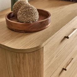 Commode & Chiffonnier*alinea Commode 6 tiroirs en chêne - Bois clair