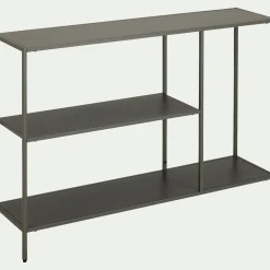 Console*alinea Console 3 plateaux en métal - cèdre Vert