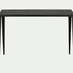 Meuble D'Entrée|Console*alinea Console en aluminium - L121xl39xH82cm Noir