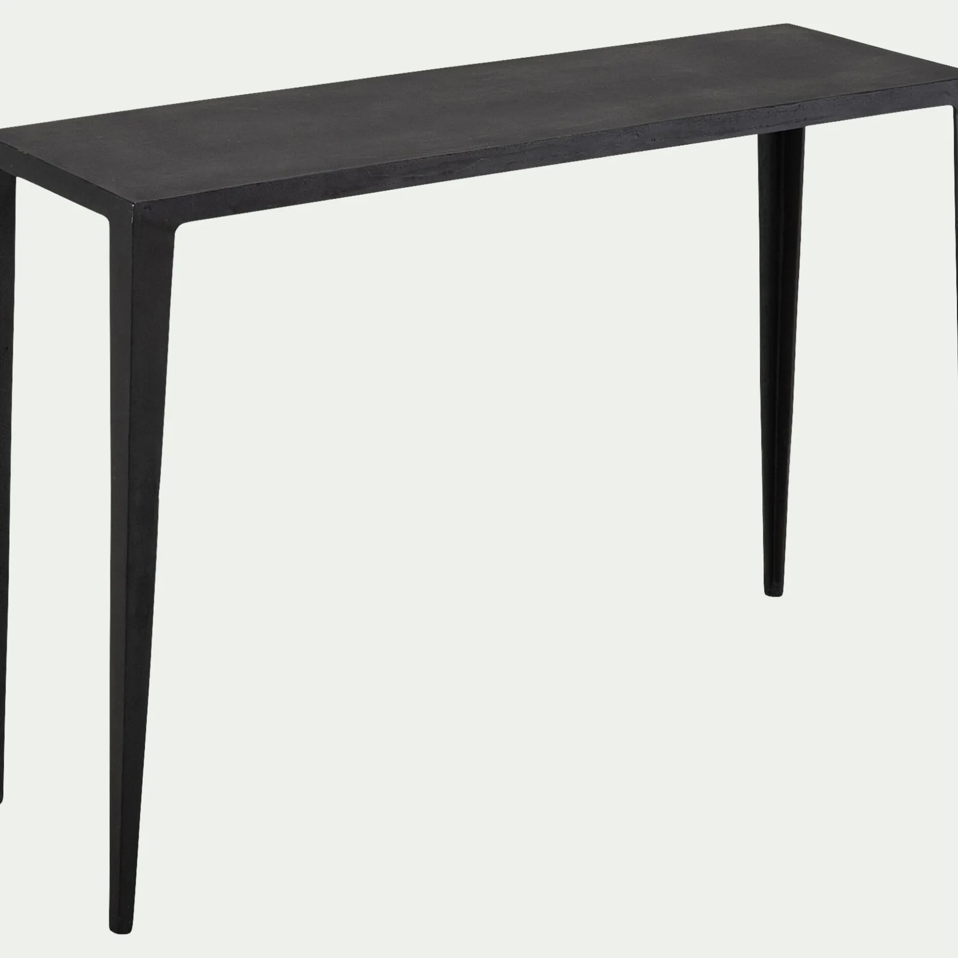 Meuble D'Entrée|Console*alinea Console en aluminium - L121xl39xH82cm Noir
