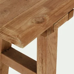 Console|Meuble D'Entrée*alinea Console en bois recyclé - L120xl30xH80cm Bois foncé