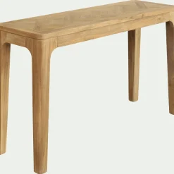 Meuble D'Entrée|Console*alinea Console en teck recyclé - Bois clair