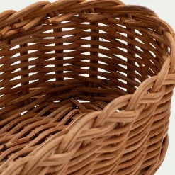 Vaisselle Petit Déjeuner*alinea Corbeille à pain en rotin L26cm - Marron