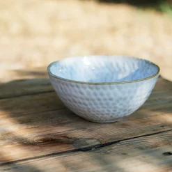 Décoration À Poser*alinea Coupe décorative en grès D17,5cm - Blanc