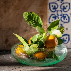 Décoration À Poser*alinea Coupe décorative en verre bullé D6,5cm - Transparent