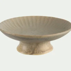 Décoration À Poser*alinea Coupe décorative sur pied en céramique D21cm - Beige