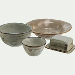 Vaisselle Petit Déjeuner|Coupelle*alinea Coupelle conique en grès réactif D10,5cm - Gris