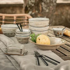 Vaisselle Petit Déjeuner|Coupelle*alinea Coupelle conique en grès réactif D10,5cm - Gris