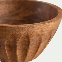 Vaisselle Petit Déjeuner|Coupelle*alinea Coupelle en bois de manguier D19,7cm - Bois foncé