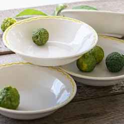 Vaisselle Petit Déjeuner|Coupelle*alinea Coupelle en grès D17,5cm - Blanc