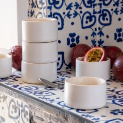 Vaisselle Petit Déjeuner|Coupelle*alinea Coupelle en grès D8cm - Blanc
