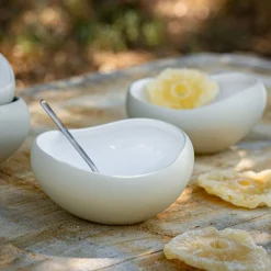 Vaisselle Petit Déjeuner|Coupelle*alinea Coupelle en grès D14cm - ventoux Blanc