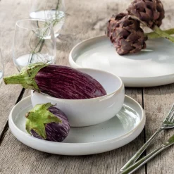 Vaisselle Petit Déjeuner|Coupelle*alinea Coupelle en grès moucheté D14,7cm - Blanc