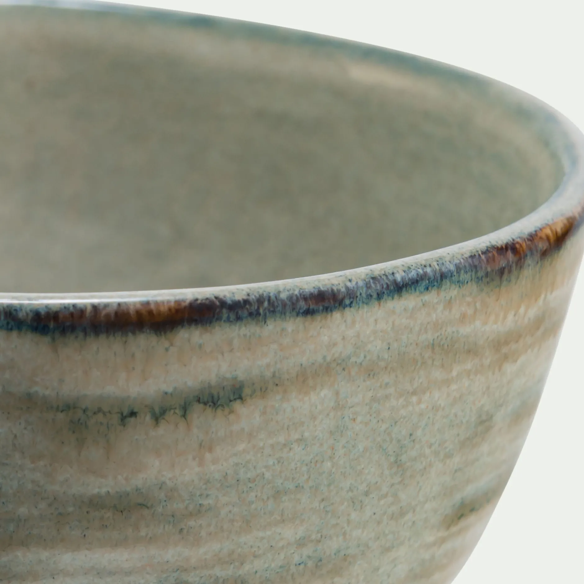 Vaisselle Petit Déjeuner|Coupelle*alinea Coupelle en grès réactif D15cm - Gris