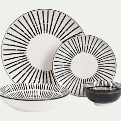 Vaisselle Petit Déjeuner|Coupelle*alinea Coupelle en porcelaine D15,5cm - Noir