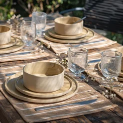 Vaisselle Petit Déjeuner|Coupelle*alinea Coupelle mouchetée en grès D14cm - Beige