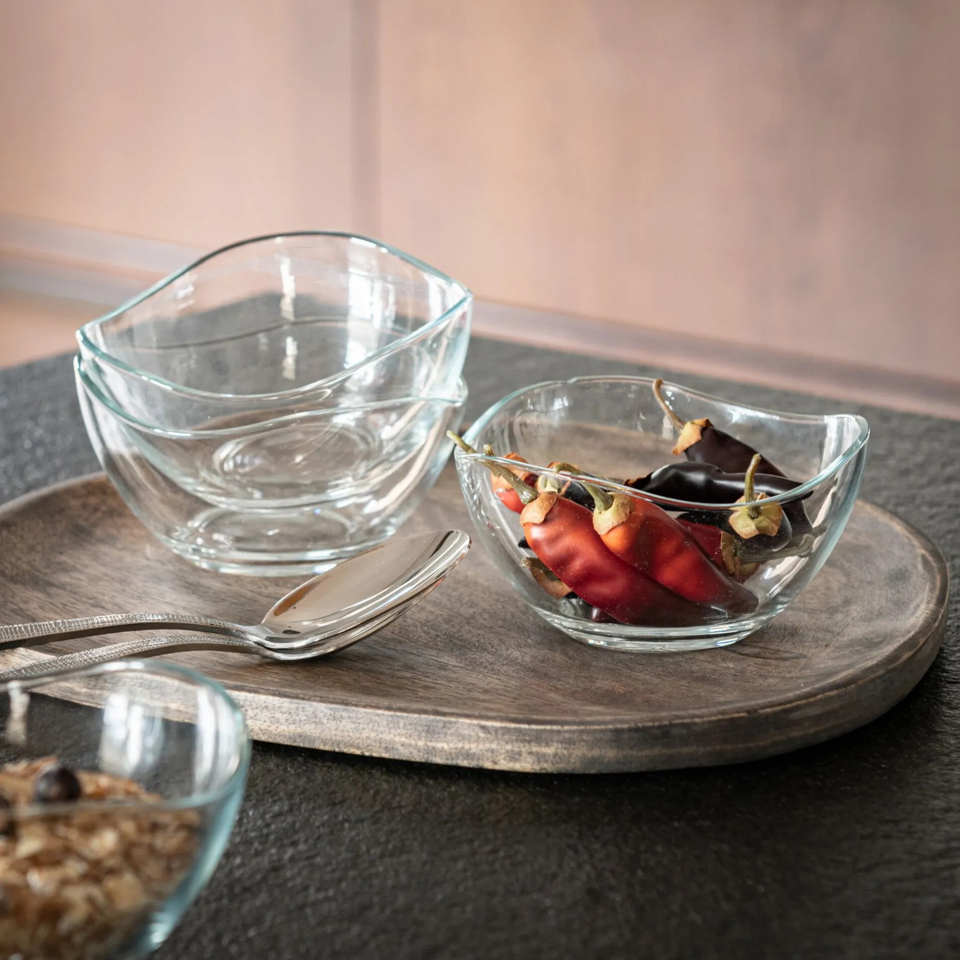 Vaisselle Petit Déjeuner|Coupelle*alinea Coupelle ondulée en cristallin D12cm - Transparent