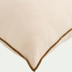 Coussin*alinea Coussin à liseré en coton - 45x45cm Beige