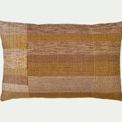 Coussin*alinea Coussin à motifs tissés en coton 40x60cm - brun Marron