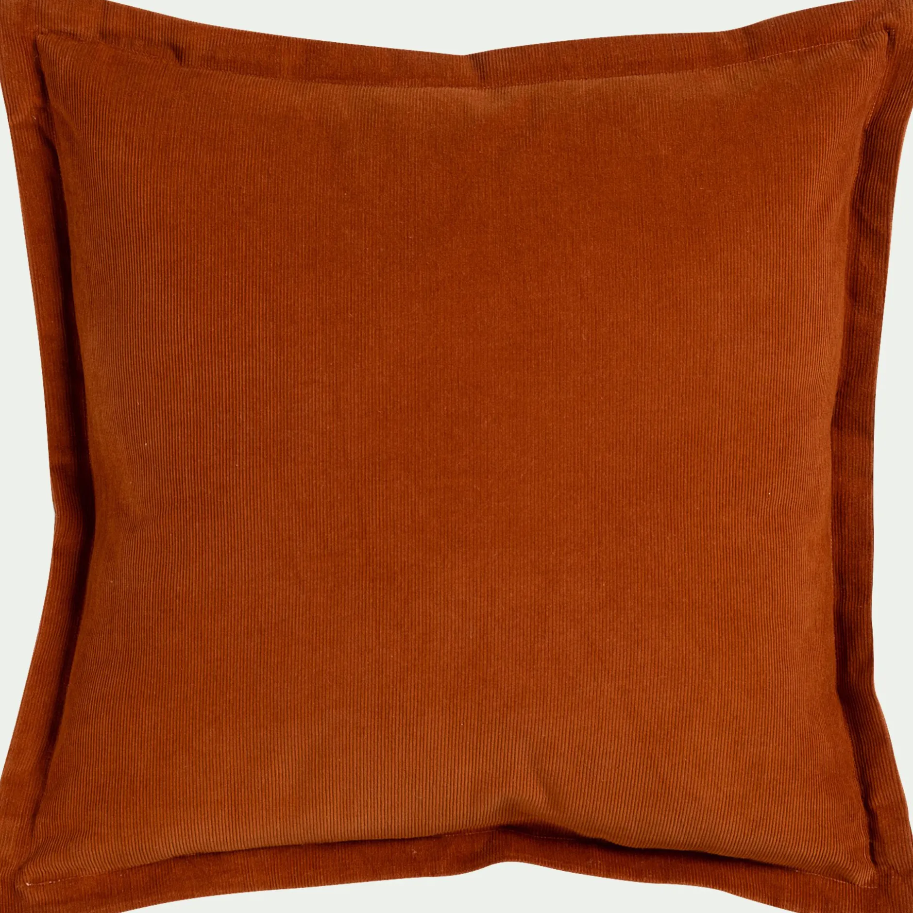 Coussin*alinea Coussin bicolore en velours côtelé 45x45cm - brun rustrel Marron