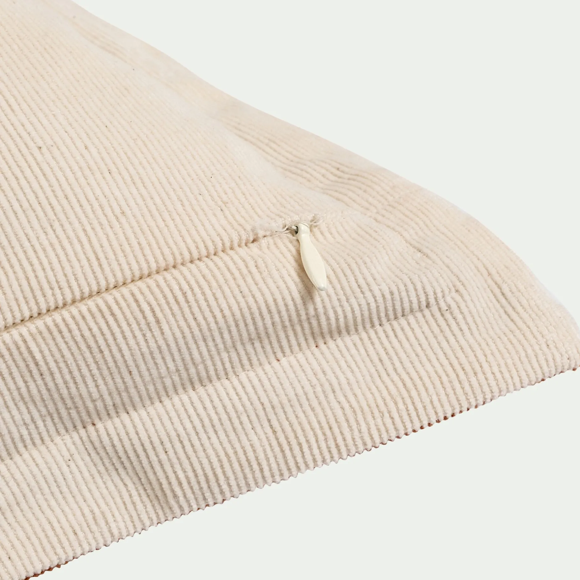 Coussin*alinea Coussin bicolore en velours côtelé 45x45cm - brun rustrel Marron