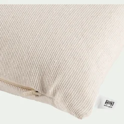 Coussin*alinea Coussin chambray en coton 30x50cm - Beige