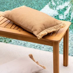 Coussin Exterieur*alinea Coussin de jardin 30x50cm - Jaune alep