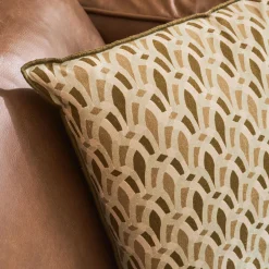 Coussin*alinea Coussin en coton à motif 45x45cm - Vert