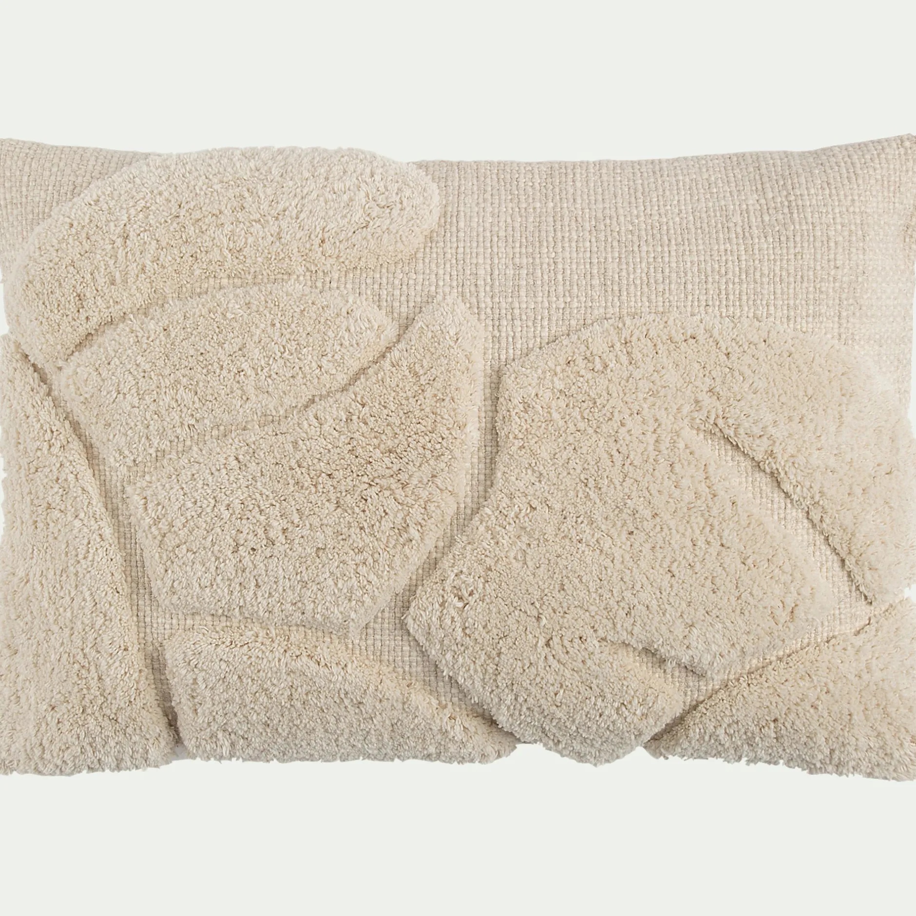 Coussin*alinea Coussin en coton effet laineux 40x60cm - Beige