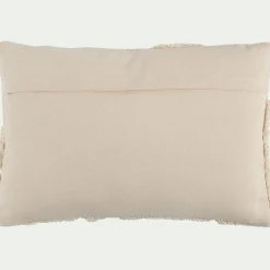 Coussin*alinea Coussin en coton effet laineux 40x60cm - Beige