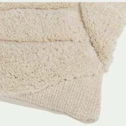 Coussin*alinea Coussin en coton effet laineux 40x60cm - Beige