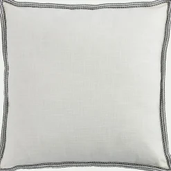Coussin*alinea Coussin en coton finition galon 45x45cm - Blanc