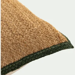 Coussin*alinea coussin en jute avec finition liseré 45x45cm - Naturel
