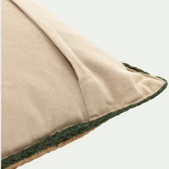 Coussin*alinea coussin en jute avec finition liseré 45x45cm - Naturel
