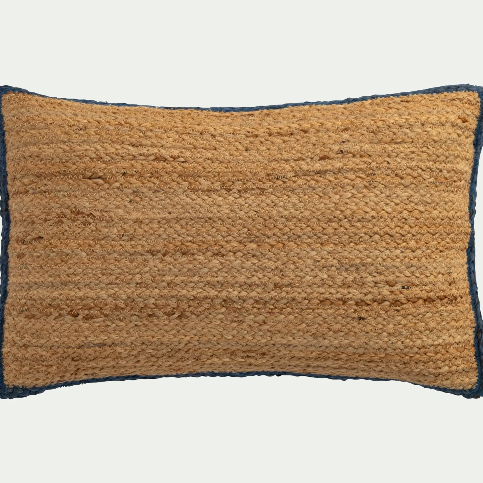 Coussin*alinea coussin en jute avec finition liseré 35x50cm - Naturel