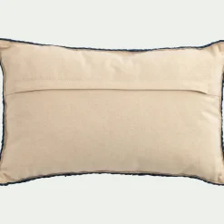 Coussin*alinea coussin en jute avec finition liseré 35x50cm - Naturel