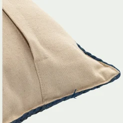 Coussin*alinea coussin en jute avec finition liseré 35x50cm - Naturel