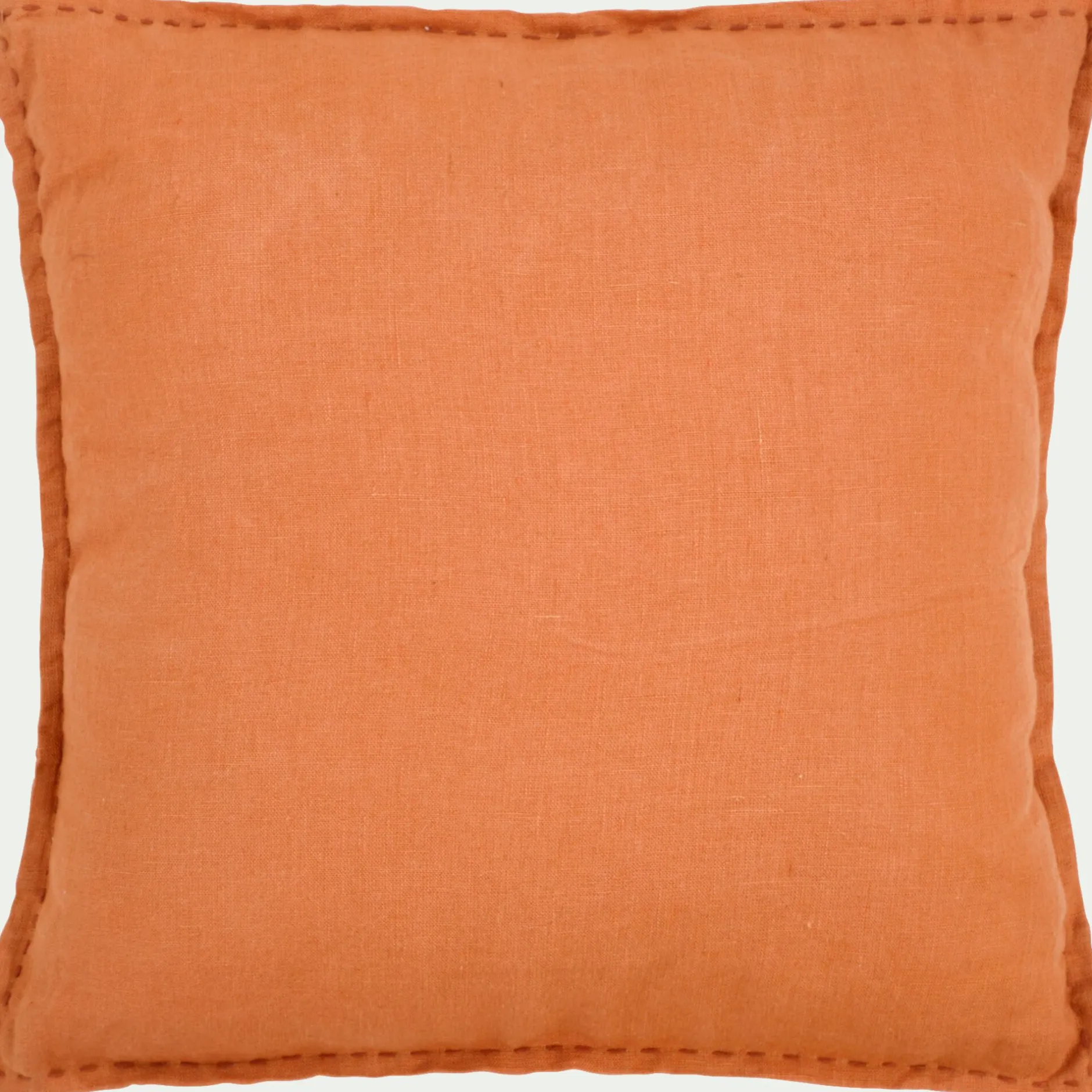 Coussin*alinea Coussin en lin lavé 45x45cm - brun rustrel Marron