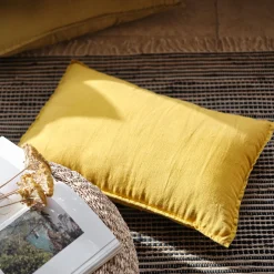 Coussin*alinea Coussin en lin lavé 40x60cm - archillea Jaune