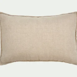 Coussin*alinea Coussin en lin lavé 40x60cm - Naturel