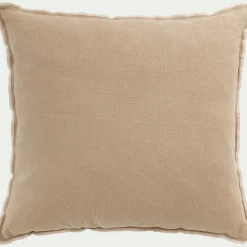 Coussin*alinea Coussin en lin 45x45cm - corde Beige