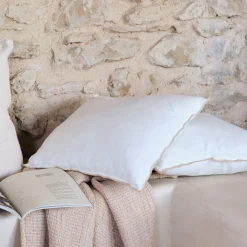 Coussin*alinea Coussin en lin 45x45cm - écru Blanc