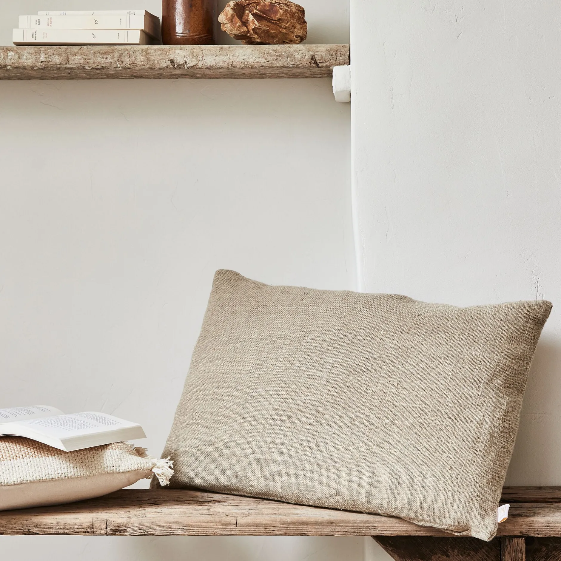 Coussin*alinea Coussin en lin 40x60cm - Naturel