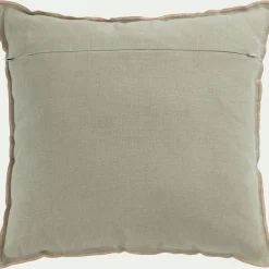Coussin*alinea Coussin en lin 45x45cm - olivier Vert